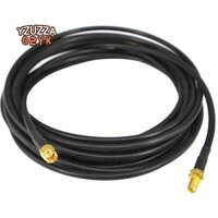 Sma WiFi Ăng Ten Nối Dài 5M / 196.85 Inch SMA Nam Sang SMA Nữ RG58 Mất Thấp Cáp Đồng Trục Miếng Dán Dẫn Coax
