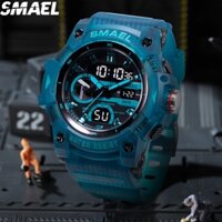 SMAEL Men Thiết kế thời trang Analog Digital 8086 Night Light Watch không thấm nước