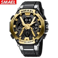 Smael8087 Đồng Hồ Đeo Tay quartz Chống Thấm Nước Phạm Vi 50m Phong Cách Quân Đội Cho Nam