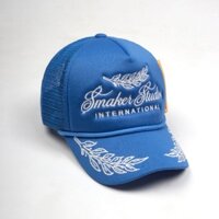 [SMAKER] Nón trucker nam nữ Unisex , local brand chính hãng-$MAKER $TUDIO 2025TRUCK HAT IN BLUE