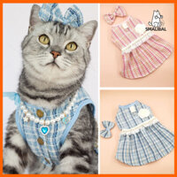 Smalibal 1 Bộ Đầm Thú Cưng Có Nơ Mũ Hoa Ngọc Trai Giả Trang Trí Chó Dễ Thương Mèo Đầm Công Chúa Đồ Dùng Cho Thú Cưng