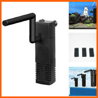 Smalibal  Bể cá Mini Bể cá rùa Máy lọc yên tĩnh Bộ lọc bên trong Máy bơm oxy