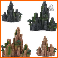 Smalibal  Rockery Đồi Nhân Tạo Rùa Bể Cá Cảnh Quan Nhựa Trang Trí
