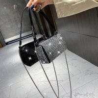 Small bag female 2021 the new aw king water diamond is full of drill bling bag handheld chain bag set diamond bag