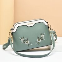 Small bag women's fashion embroidered shoulder bag shell bag trendy women's messenger bag small 2024 OXHZ