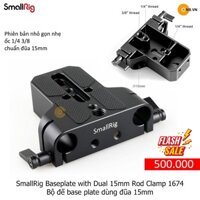 Small-Rig Base plate Đế gắn máy ảnh nhỏ gọn chuẩn đũa 15mm 1674