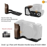 Small -Rig L Plate with Wooden Handle Sony ZV-E10 II 4864