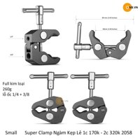 Small-Rig Super Clamp ngàm kẹp lỗ ốc 1/4 3/8 - 1 cái 170k 2 cái 320k 2058