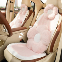 Small Waist Car Cushion Winter High-Grade Plush Thermal Car Seat Cushion Headrest Waist Rest Seat Cushions Suit XQe2