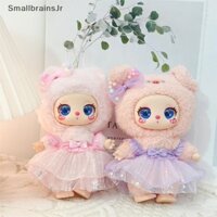 Smallbrainsjr CHỈ CÓ ÁO DOLLA LUCKY CAT Sequin Dây Đầm Nơ Bộ Quần Áo Búp Bê Cho 16cm LILLA vn