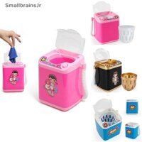 Smallbrainsjr Lông mi chồn giả Máy giặt điện Mini Làm đẹp Bàn chải trang điểm Máy làm sạch tự động Máy giặt Đồ chơi nhà chơi vn