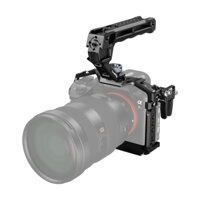 SmallRig Bộ khung máy ảnh A7M3 với tấm đáy tháo nhanh Arca-Swiss cho Sony A7 III / A7R III 4198