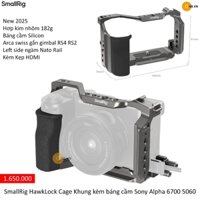 SmallRig HawkLock Cage Sony Alpha 6700 5060 mẫu mới 2025 màu titan