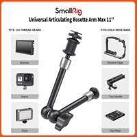 SmallRig Rosette Cánh tay khớp nối Rosette Max 11 "Dài có đế giày lạnh và Bộ chuyển đổi vít ren tiêu chuẩn 1 / 4" -20-1498B