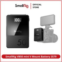 SmallRig VB50 mini V Mount Battery 3579 - Hàng Chính Hãng -  Pin V-mount Mini Hỗ Trợ Sạc Nhanh 45W, Dung Lượng 3500mAh