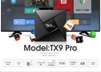 Smart Android TV Box Tanix Tx9 Pro - Ram 3GB, Rom 32GB, Android 7.1, Amlogic S912.