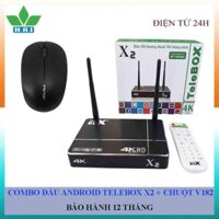 Smart Android TV Box TeleBOX X2 + Chuột không dây