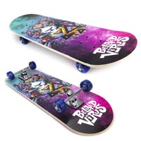Smart Choice America Complete Skateboards for Beginners Boys Girls Adults Youth Standard Skateboards with 7 Lays Maple Deck Longboard