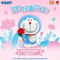 Smart Creative Doraemon Flower Language Series Doraemon Đồ chơi sang trọng Búp bê Quà Tặng Nữ Búp bê Hộp mù Mặt dây chuyền