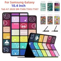Smart Protective Cover For Tablet Samsung Galaxy Tab A7 2020 2022 10.4" SM-T500 T505 T507 T503 T509 Non-slip Sweat Proof PU Leather Cover Stand Cover