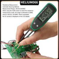 Smart SMD Tester Chip Đi-ốt Điện trở Tụ điện Nhíp kỹ thuật số Máy phân tích linh kiện tử Helium066