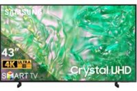 Smart Tivi 43 Inch Crystal UHD DU8000 4K Samsung UA43DU8000KXXV