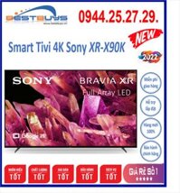 Smart Tivi 4K Sony XR-75X90K 75 inch Android TV Mới 2022