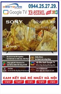 Smart Tivi 4K Sony XR-85X90L 85 inch Google TV [85X90L] MỚI 2023