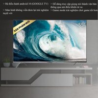 Smart Tivi 55 Inch COOCAA 55S6G Pro-Silver 2021 – INDO