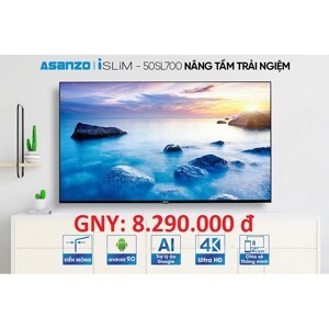 Smart Tivi Asanzo iSlim 50 inch 4K 50SL700