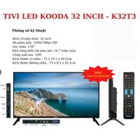 Smart tivi Kooda 32inch Model K32T3