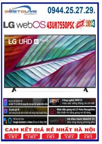 Smart Tivi LG 43UR7550PSC  [ 43UR7550PSC ]  4K 43 inch  MỚI 2023