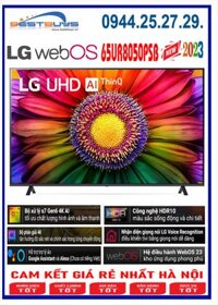 Smart Tivi LG 4K 65 inch 65UR8050PSB Mới 2023