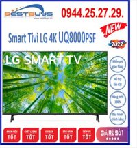 Smart Tivi LG 4K 65 inch 65UQ8000PSC Mới 2022