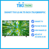 Smart Tivi LG 4K 75 inch 75UQ8000PSC - Model 2022