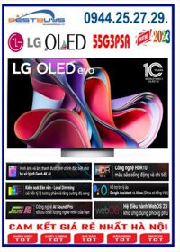 Smart Tivi LG 55G3PSA  [ 55G3PSA ] OLED 4K 55 inch MỚI 2023