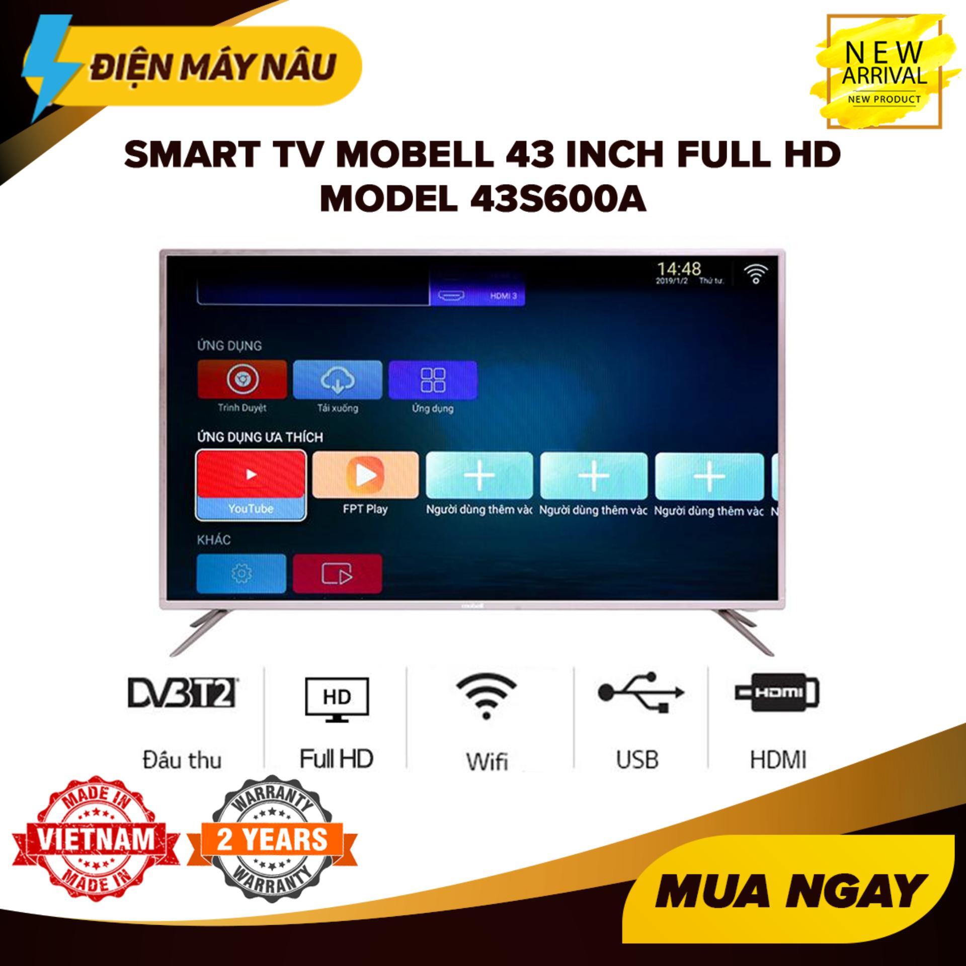 Smart Tivi Mobell Full HD 43 inch 43S600A