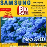 Smart Tivi Neo QLED 4K 50 inch Samsung QA50QN90A - Hàng chính hãng (Liên hệ với người bán để đặt hàng)
