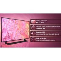 Smart Tivi QLED 4K 43 inch Samsung QA43Q60C, Bảo hành 24 tháng