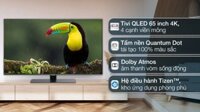 Smart Tivi QLED 4K 65 inch Samsung QA65Q80B  Mới 2022