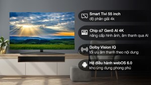 Smart Tivi QNED LG 55 inch 4K 55QNED86SQA