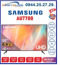 Smart Tivi Samsung 4K 43 inch 43AU7700 UHD  Mới 2021