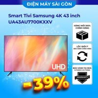 Smart Tivi Samsung 4K 43 inch UA43AU7700KXXV