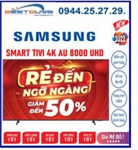 Smart Tivi Samsung 4K 43 inch 43AU8000,(UA43AU8000KXXV) Crystal UHD Mới 2021