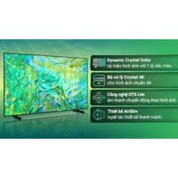 Smart Tivi Samsung 4K 55 inch UA55CU8000, Bảo hành 24 tháng