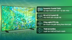 Smart Tivi Samsung 4K 65 inch UA65CU8000