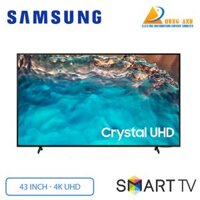 Smart Tivi Samsung 4K Crystal UHD 43 inch UA43BU8000