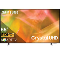 Smart Tivi Samsung 4K Crystal UHD 55 inch UA55AU8000 - Chính hãng