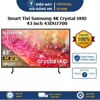 Smart Tivi Samsung 4K Crystal UHD 43 inch 43DU7700 - Bảo hành 24 tháng