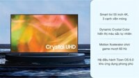 Smart Tivi Samsung 4K Crystal UHD 55 inch 55AU8000 2021 – VN